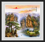 山水画国画山水画