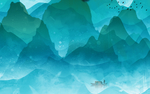 水墨山水画