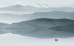 水墨山水 意境山水画 山水画