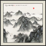 山水画国画山水画