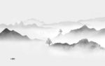 新中式高清版山水画 TIF分层