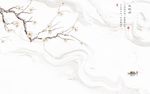 爵士白大理石纹 花鸟图