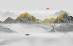 中式山水画