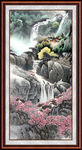 中堂画山水