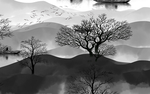 抽象山水