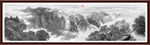 水墨山水水墨画