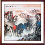 山水画国画山水画