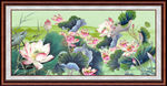 国画荷花