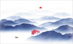 新中式山水画