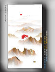 大理石隔断屏风山水