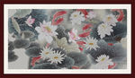 荷花国画