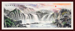 山水画国画山水画