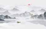 水墨山水画