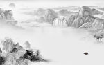 大气超清山水画 tif分层