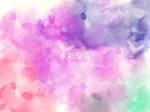 水彩彩色背景高清分层