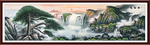迎客松国画迎客松