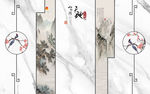 框画热卖山水画 TIF分层