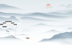 高清 意境新山水画 TIF分层