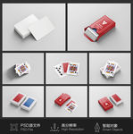 8角度高端扑克牌样机图片