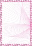 杏子色 花样证书纹