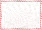 小红 花样证书纹