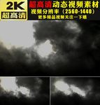 唯美夜空天空乌云中月亮视频素材