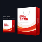 红色手提袋 公司手提袋