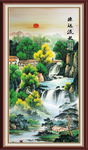 山水国画山水画