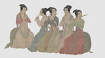 韩熙载夜宴仕女图