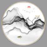 水墨山水画