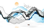 抽象山水画