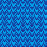 蓝色扇形中国风底纹背景海报素材