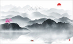 新中式山水画