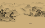 新中式背景墙