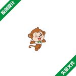 卡通小猴子设计