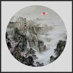 山水画国画山水画