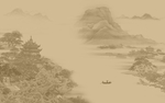 新中式背景墙