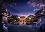 传统古建筑宫殿建筑 效果图