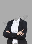 女性半身正装