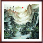 山水画国画山水画