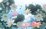 荷花图