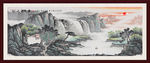 山水画国画山水画