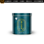 养生茶 蒲公英 罐包装设计