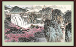 山水风景画图