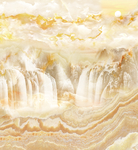 旭日东升  山水石纹 飞鸟石纹