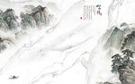 意境鱼肚白背景墙 TIF分层