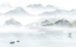 高档 山水爆款画 TIF分层