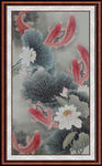 水墨画荷花
