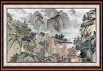 巨幅山水画
