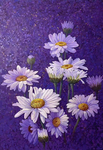 菊花油画